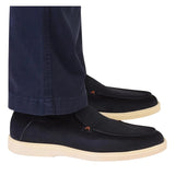 SANTONI M SCHOEN LAAG Santoni Loafers Marine - Match Laren