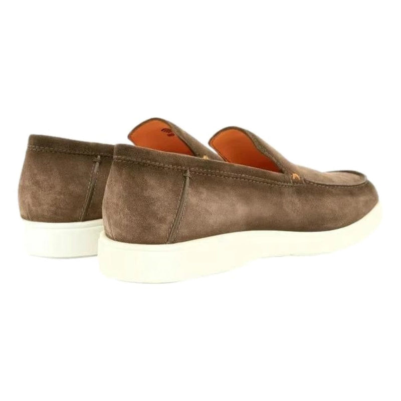 SANTONI M SCHOEN LAAG Santoni Loafers Suede Bruin - Match Laren