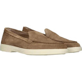 SANTONI M SCHOEN LAAG Santoni Loafers Suede Lichtbruin Dames - Match Laren