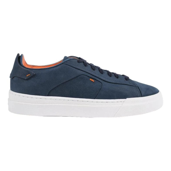 SANTONI M SNEAKER Santoni Sneaker Leer Donkerblauw - Match Laren