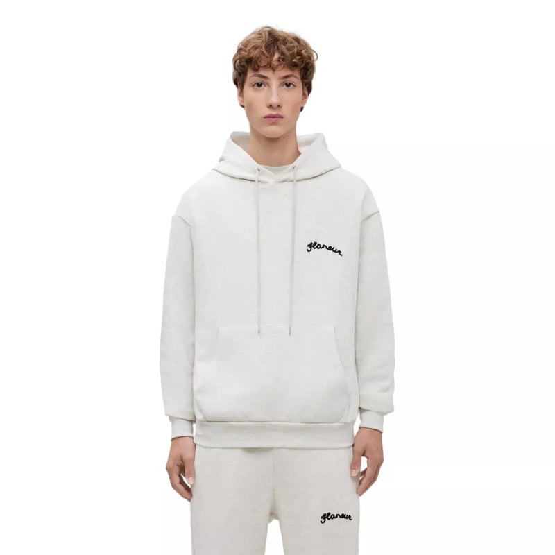 FLANEUR Flaneur Sweater Signature Hoodie Grijs - Match Laren