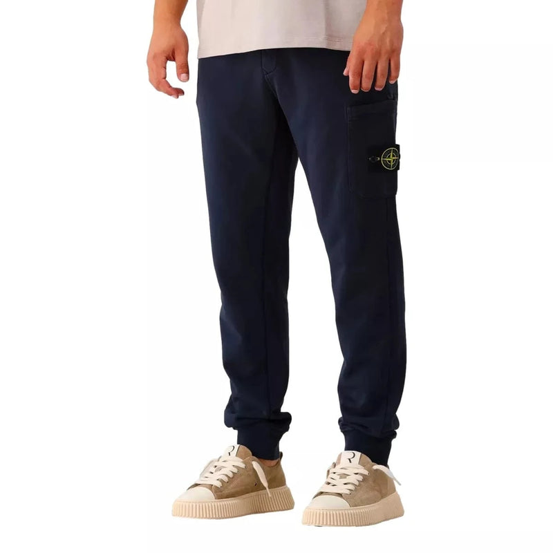 STONE ISLAND J BROEK Stone Island Joggingbroek Marineblauw - Match Laren