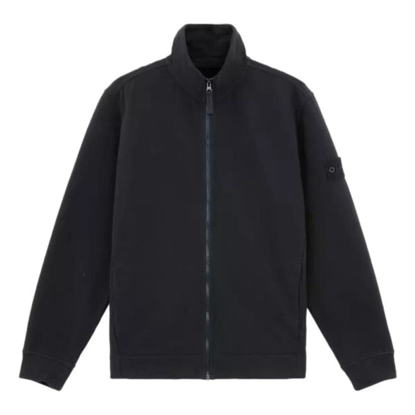 STONE ISLAND J VEST Stone Island Sweatshirt Met Volledige Rits En Geribde Details Marine - Match Laren