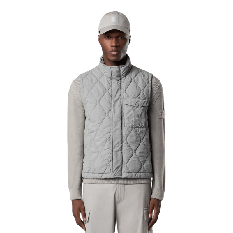 STONE ISLAND M BODYWARMER Stone Island Bodywarmer Nylon Smerigliato Grijs - Match Laren