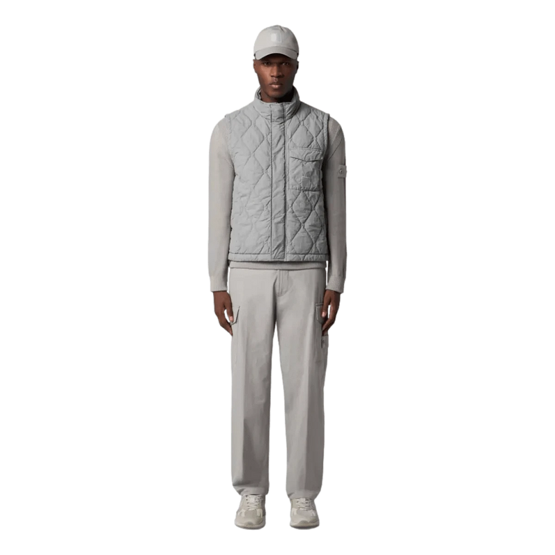 STONE ISLAND M BODYWARMER Stone Island Bodywarmer Nylon Smerigliato Grijs - Match Laren