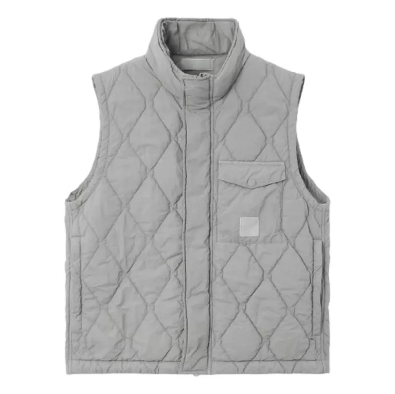 STONE ISLAND M BODYWARMER Stone Island Bodywarmer Nylon Smerigliato Grijs - Match Laren