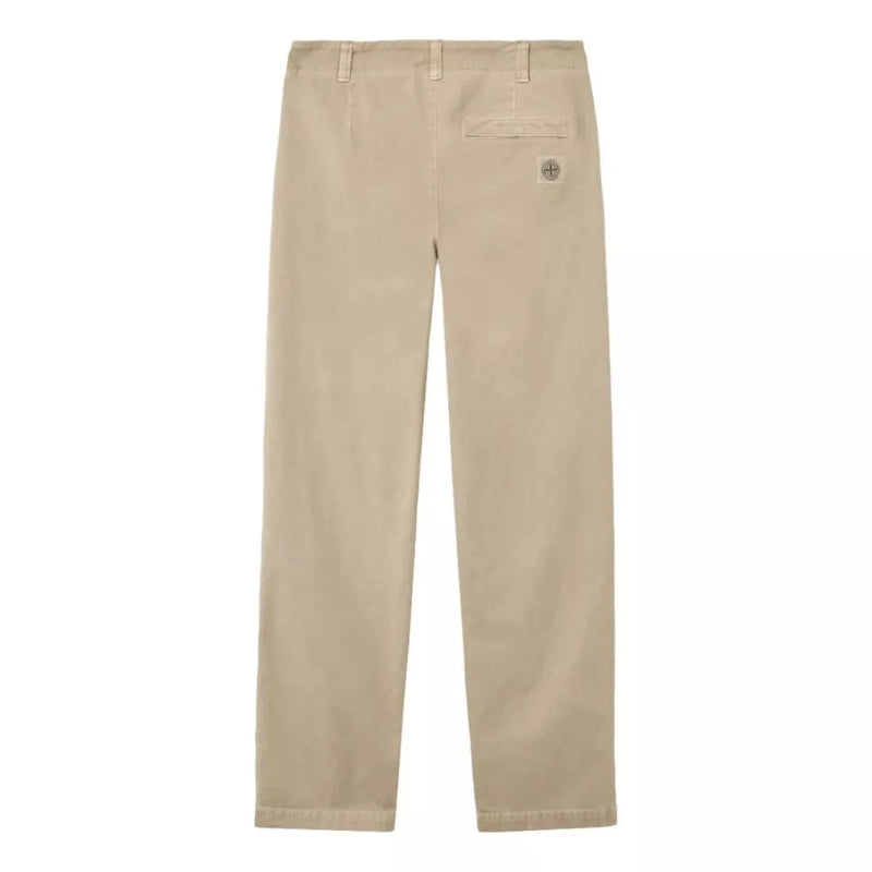 STONE ISLAND M BROEK Stone Island Broek Zandkleur - Match Laren