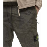 STONE ISLAND M BROEK Stone Island Katoenen Parachute Broek Groen - Match Laren