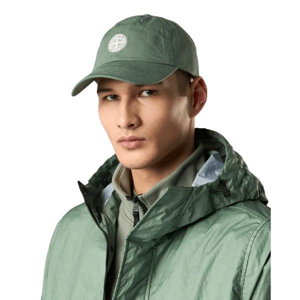 STONE ISLAND M CAP ONE / LICHT GROEN Stone Island Pet Katoen Licht Groen - Match Laren