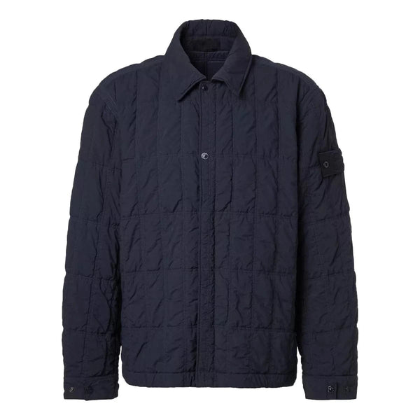 STONE ISLAND M JACK M / DONKER BLAUW Stone Island Quilted Jacket Donkerblauw - Match Laren