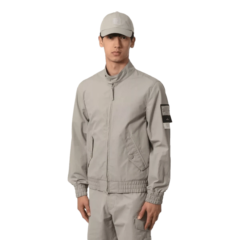 STONE ISLAND M JACK M / GRIJS Stone Island Canvas Waterproof Bomber Jack - Match Laren
