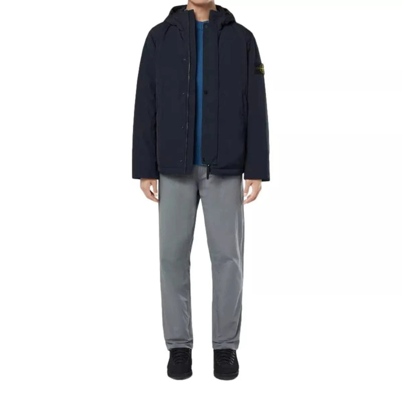 STONE ISLAND M JACK Stone Island 43426 Polyester Micro Twill Jas Marine - Match Laren