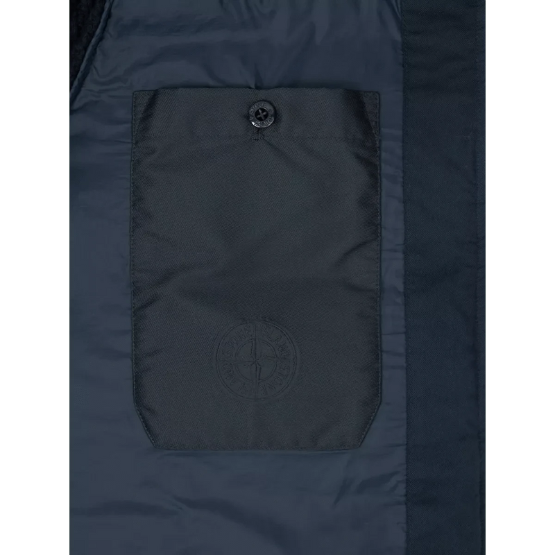 STONE ISLAND M JACK Stone Island Jack Ghost Merino Wool Donkerblauw - Match Laren