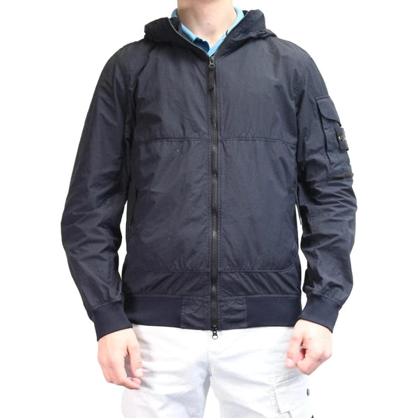 STONE ISLAND M JACK XXL / MARINE Stone island naslan blue jacket - match laren