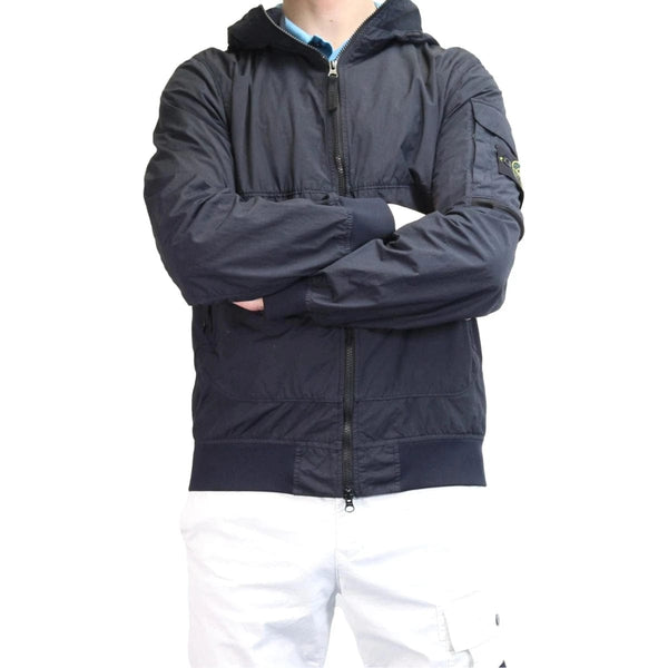 STONE ISLAND M JACK XXL / MARINE Stone island naslan blue jacket - match laren