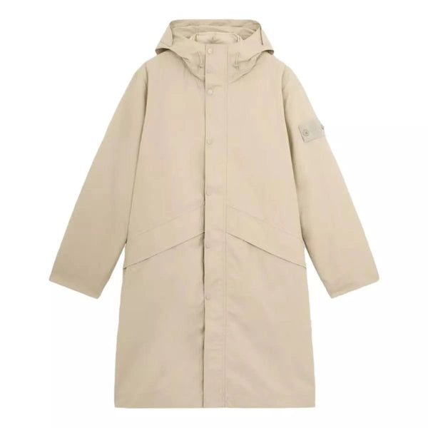 STONE ISLAND M JAS Stone Island Parka Met Natuurlijke Allweather Barrière Zand - Match Laren