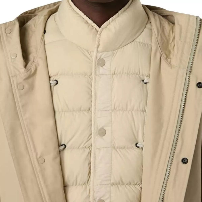 STONE ISLAND M JAS Stone Island Parka Met Natuurlijke Allweather Barrière Zand - Match Laren