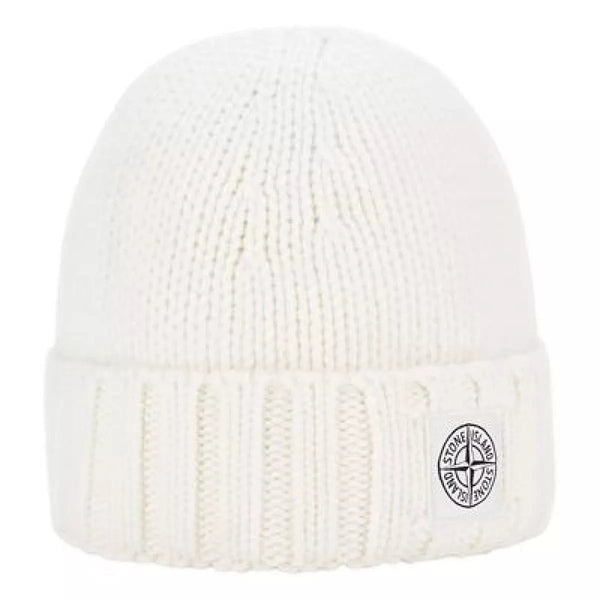 STONE ISLAND M MUTS ONE / ZAND STONE ISLAND Beanie Geelong Wool Sand - Match Laren