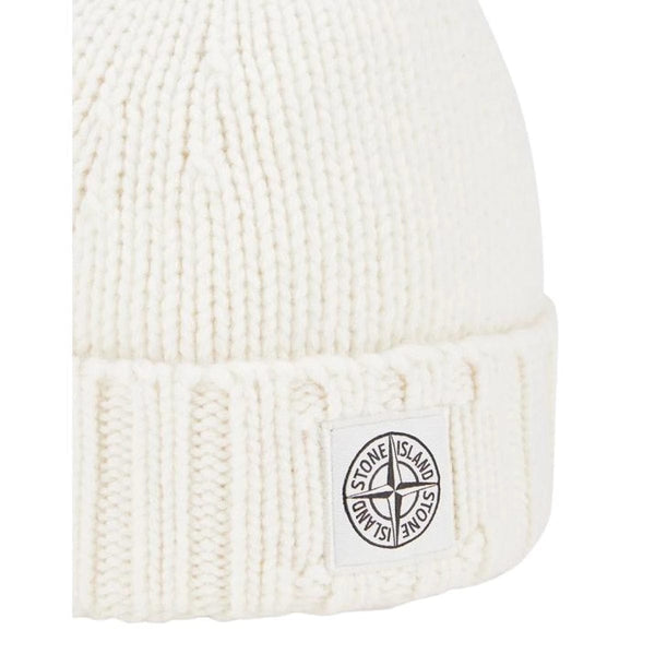 STONE ISLAND M MUTS ONE / ZAND STONE ISLAND Beanie Geelong Wool Sand - Match Laren