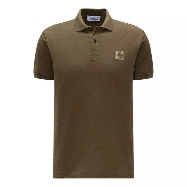 STONE ISLAND M POLO M / ARMY Stone Island Polo Olijfgroen - Match Laren
