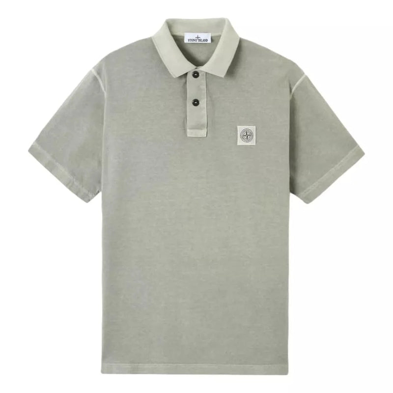 STONE ISLAND M POLO Stone Island Katoenen Pique Polo Licht Groen - Match Laren