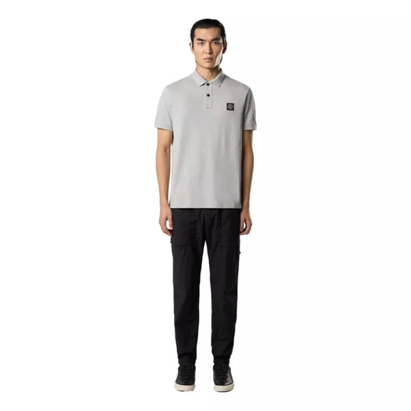 STONE ISLAND M POLO Stone Island Katoenen Pique Polo Lichtblauw - Match Laren