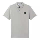 STONE ISLAND M POLO Stone Island Katoenen Pique Polo Lichtblauw - Match Laren