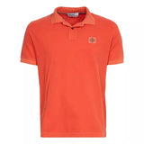 STONE ISLAND M POLO Stone Island Katoenen Polo Koraalkleur - Match Laren