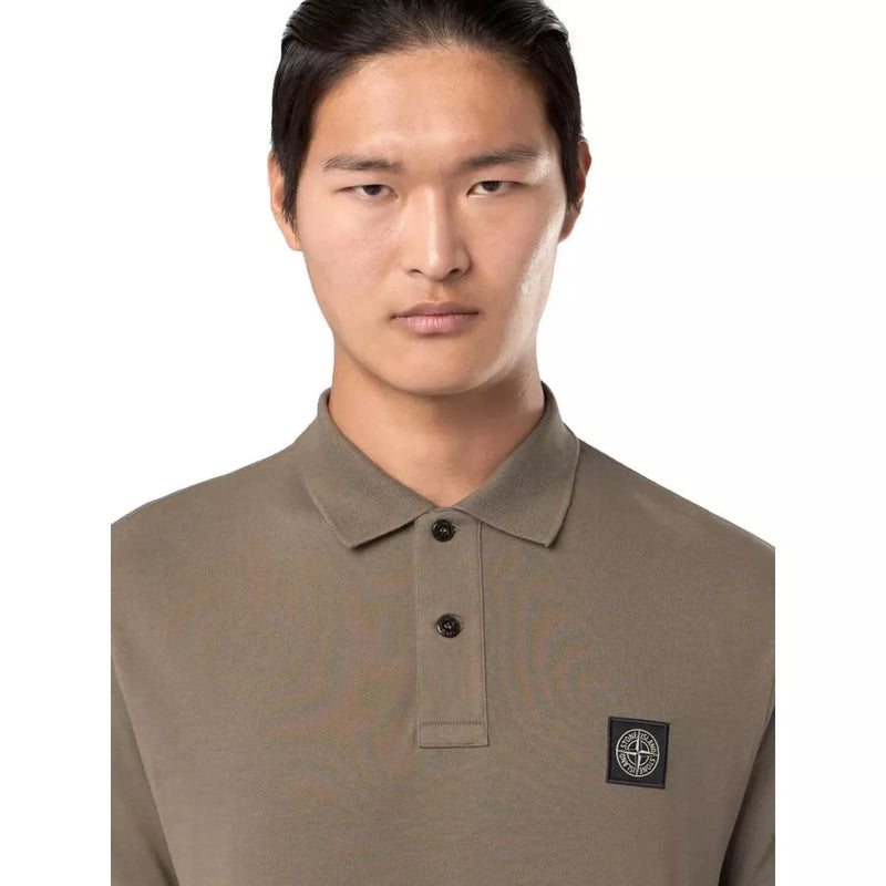 STONE ISLAND M POLO Stone island polo olijf - Match Laren