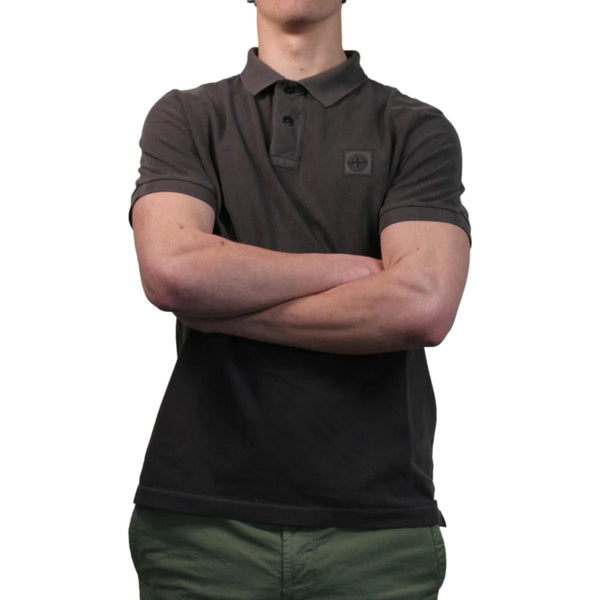 STONE ISLAND M POLO XL / ANTRACIET STONE ISLAND POLO ANTRACIET - MATCH LAREN