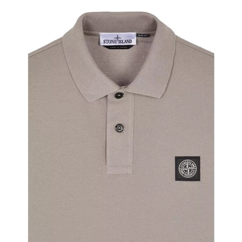 STONE ISLAND STONE ISLAND Polo Grijs - Match Laren