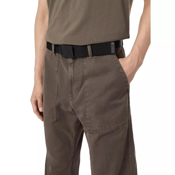 STONE ISLAND M RIEM 100 / ZWART Stone Island Belt Met Metalen Gesp Zwart - Match Laren