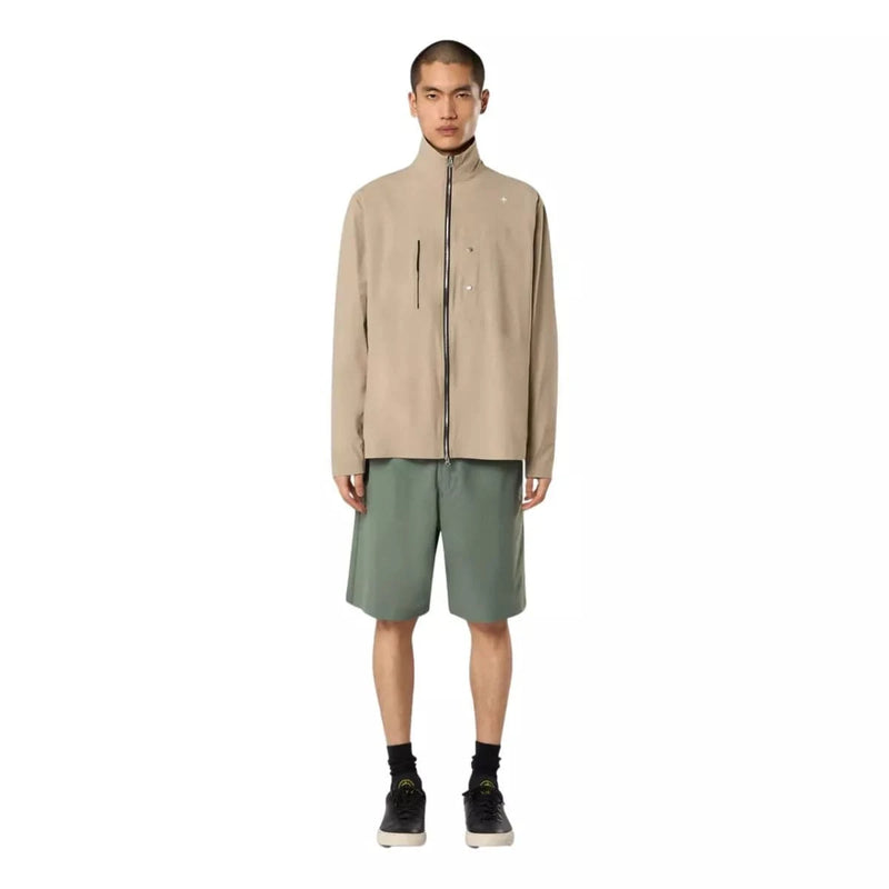 STONE ISLAND M SHIRT Stone Island Camel Nylon Shirt - Match Laren