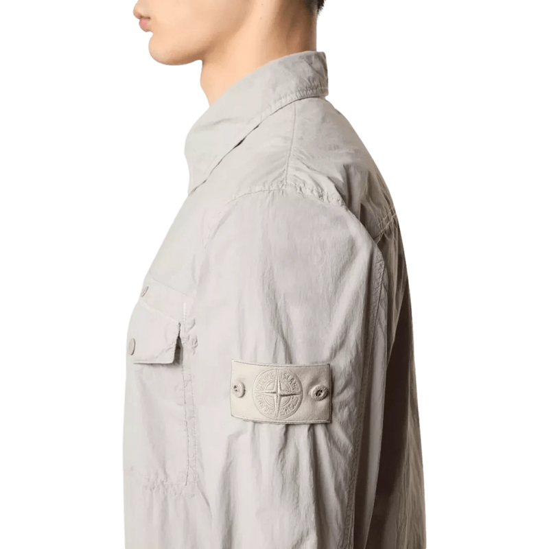 STONE ISLAND M SHIRT Stone Island Overhemd Nylon Grijs - Match Laren