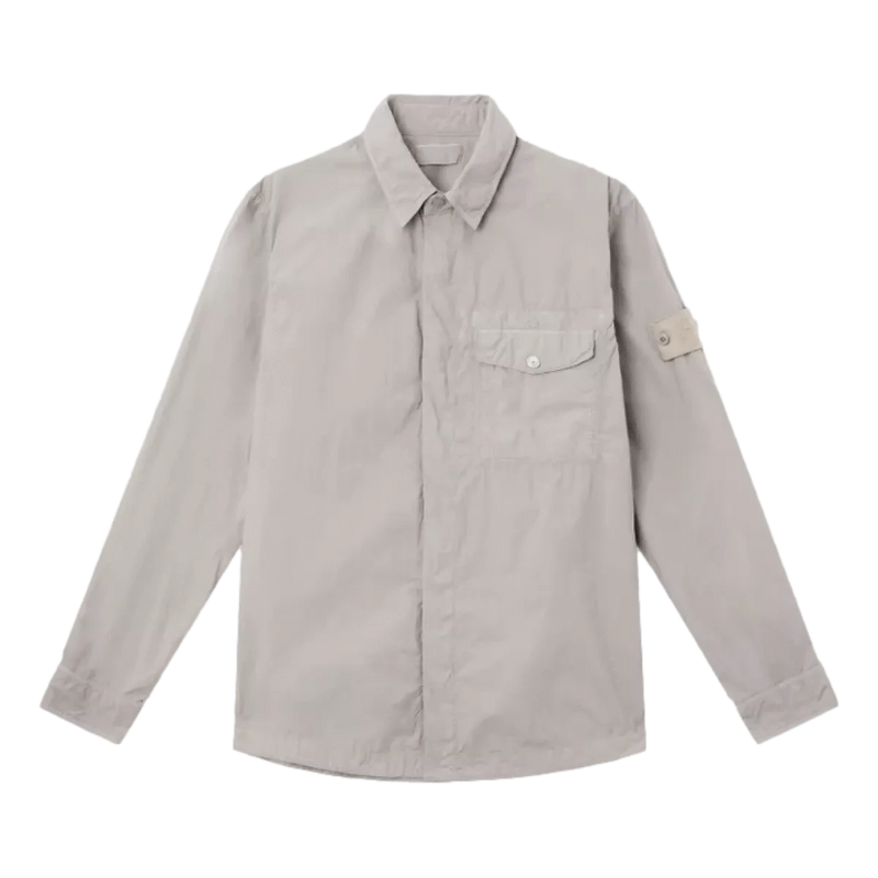 STONE ISLAND M SHIRT Stone Island Overhemd Nylon Grijs - Match Laren