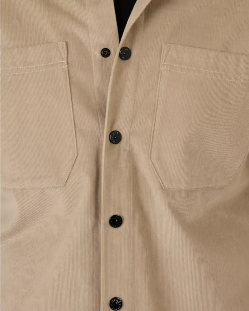 STONE ISLAND M SHIRT Stone Island Overshirt Camel - Match Laren