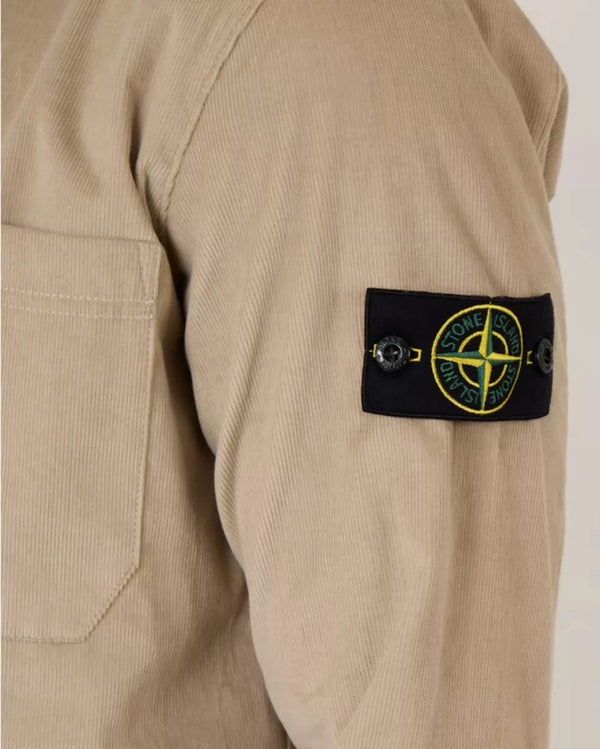 STONE ISLAND M SHIRT Stone Island Overshirt Camel - Match Laren