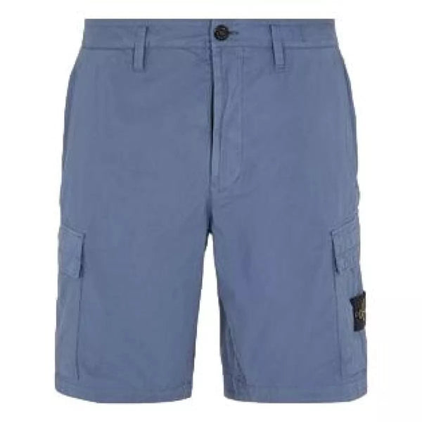 STONE ISLAND M SHORT Stone Island Bermuda Korte Broek Blauwgrijs - Match Laren