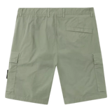 STONE ISLAND M SHORT Stone Island Short Stretchkatoen Lichtgroen - Match Laren