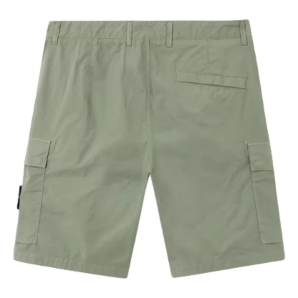 STONE ISLAND M SHORT Stone Island Short Stretchkatoen Lichtgroen - Match Laren