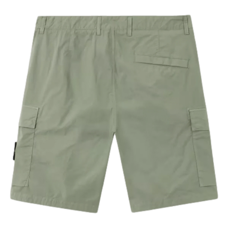 STONE ISLAND M SHORT Stone Island Short Stretchkatoen Lichtgroen - Match Laren