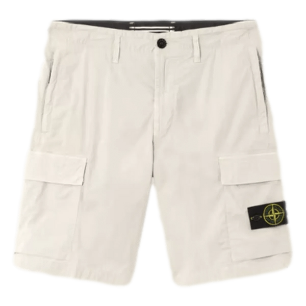 STONE ISLAND M SHORT Stone Island Short Stretchkatoen Zand - Match Laren