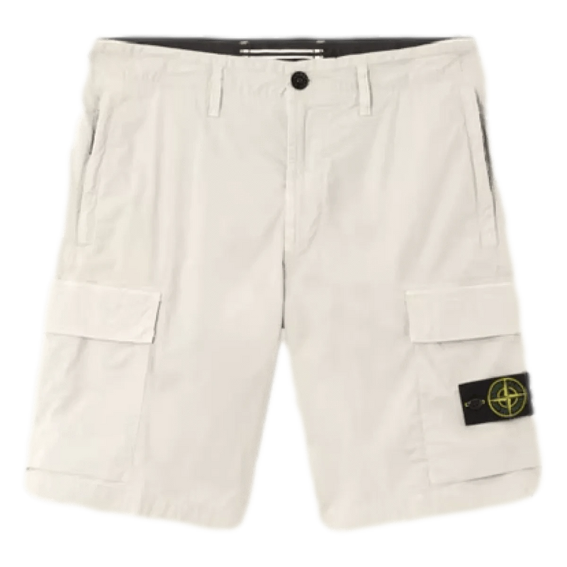 STONE ISLAND M SHORT Stone Island Short Stretchkatoen Zand - Match Laren