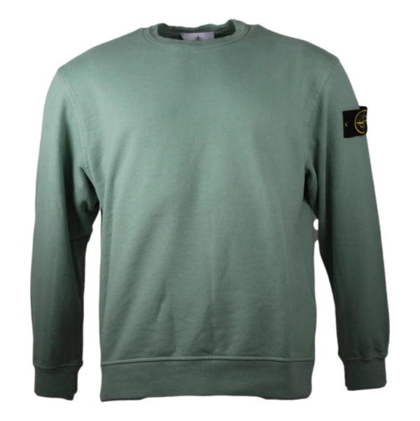 STONE ISLAND M SWEATER S / LICHT GROEN STONE ISLAND -  Crewneck sweater brushed cotton fleece - Match Laren