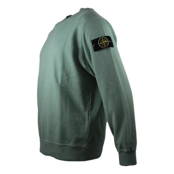 STONE ISLAND M SWEATER S / LICHT GROEN STONE ISLAND -  Crewneck sweater brushed cotton fleece - Match Laren