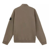 STONE ISLAND M SWEATER S / OLIJF Stone Island Sweatshirt Met Halve Rits Olijf - Match Laren