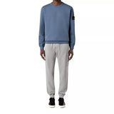 STONE ISLAND Stone Island 62420 Organisch Katoen Fleece Sweatshirt Blauwgrijs - Match Laren