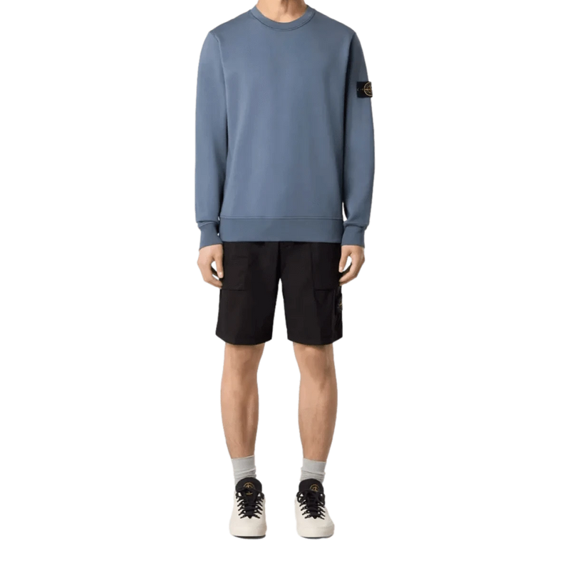 STONE ISLAND M SWEATER Stone Island Biologisch Katoen Sweater Donkerblauw - Match Laren