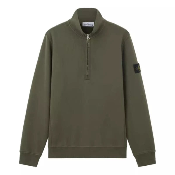 STONE ISLAND M SWEATER Stone island half zip trui olijf - Match Laren