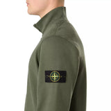 STONE ISLAND M SWEATER Stone island half zip trui olijf - Match Laren